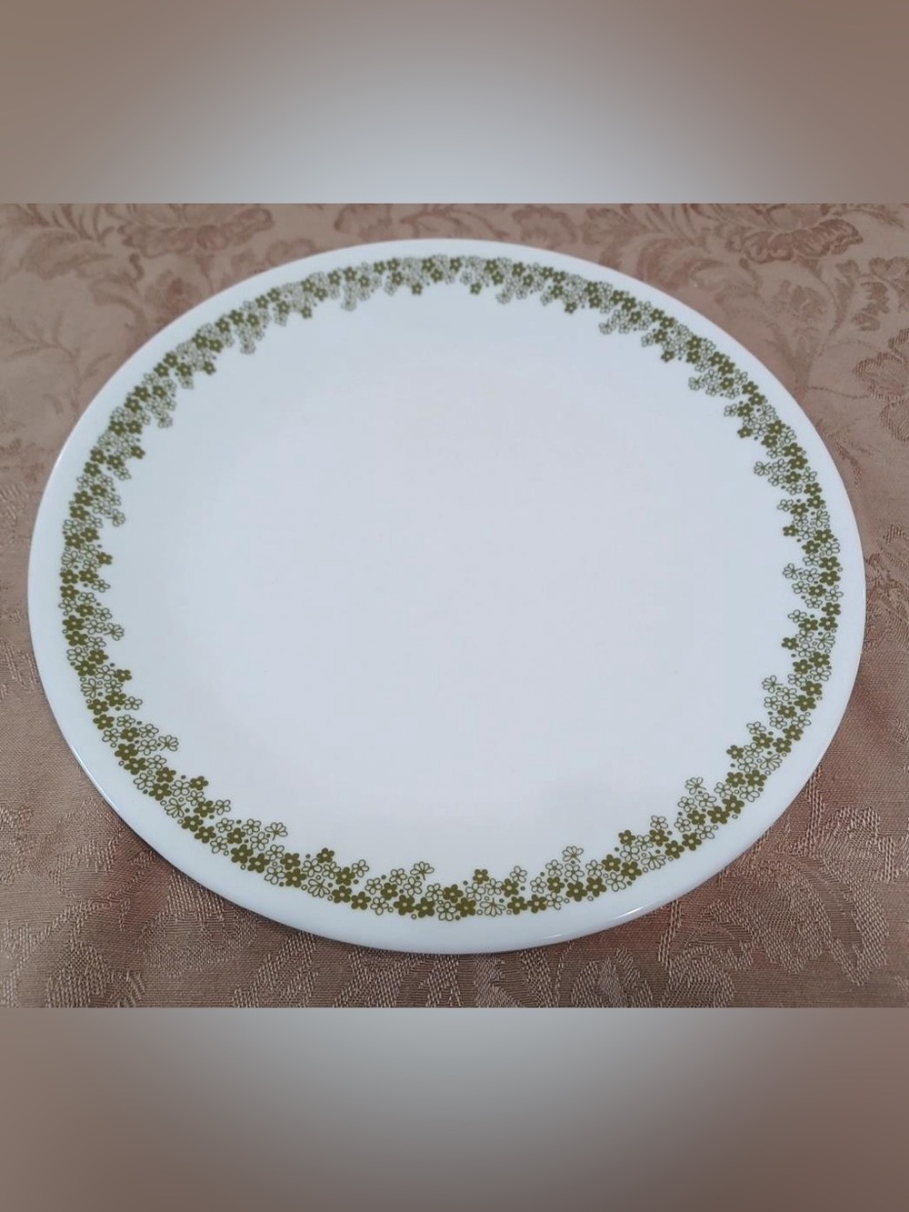 Corelle Green Crazy Daisy Spring Blossom Dinner Plate 10 1/4"